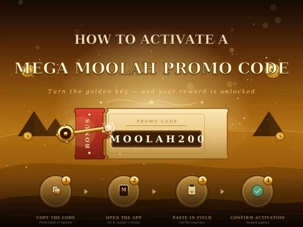 How to Activate a Mega Moolah Promo Code