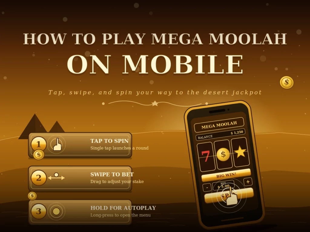 How to Play Mega Moolah on Mobile