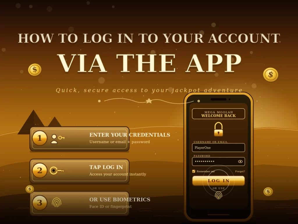 How to Log In to Your Account via the App